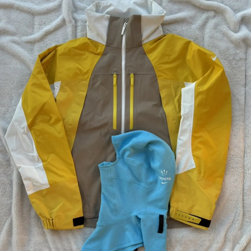 Nike Yellow NOCTA & L'ART Edition Balaclava Tech Jacket Men’s Large